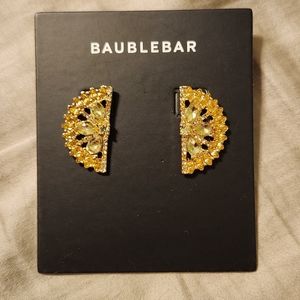 BaubleBar Lemon Wedge Earrings